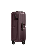 Antler purple single stripe large 68cm expandable suitcase, imported from the UK