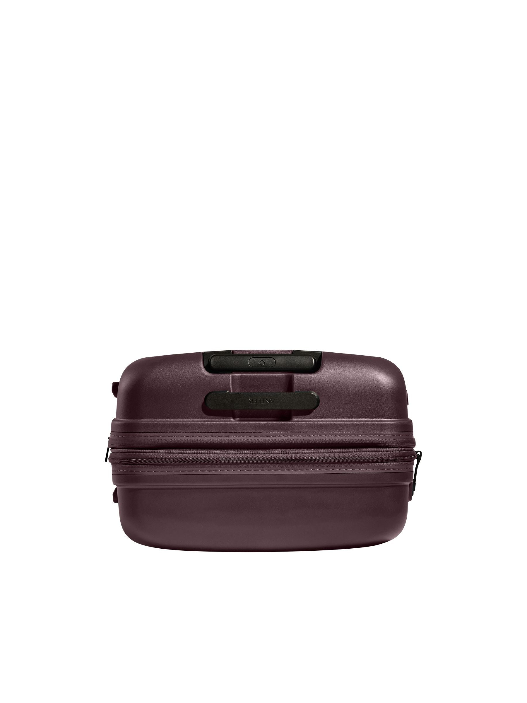 Antler purple single stripe large 68cm expandable suitcase, imported from the UK