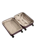Antler purple single stripe large 68cm expandable suitcase, imported from the UK