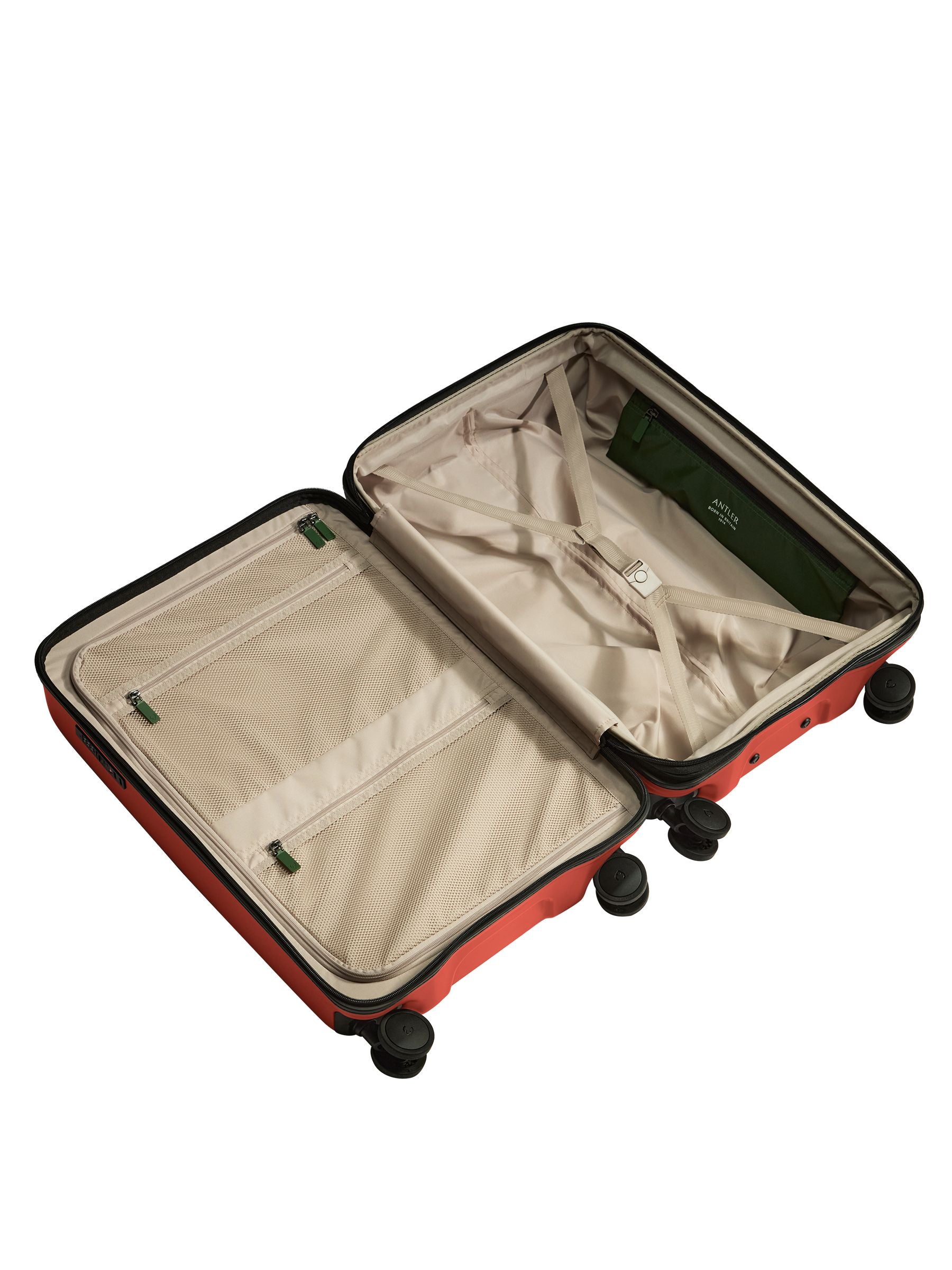 Antler Red Icon Stripe expandable suitcase 66cm (British brand)