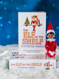 The Elf on the Shelf Scout Elf Girl brown eyes Christmas set, UK version