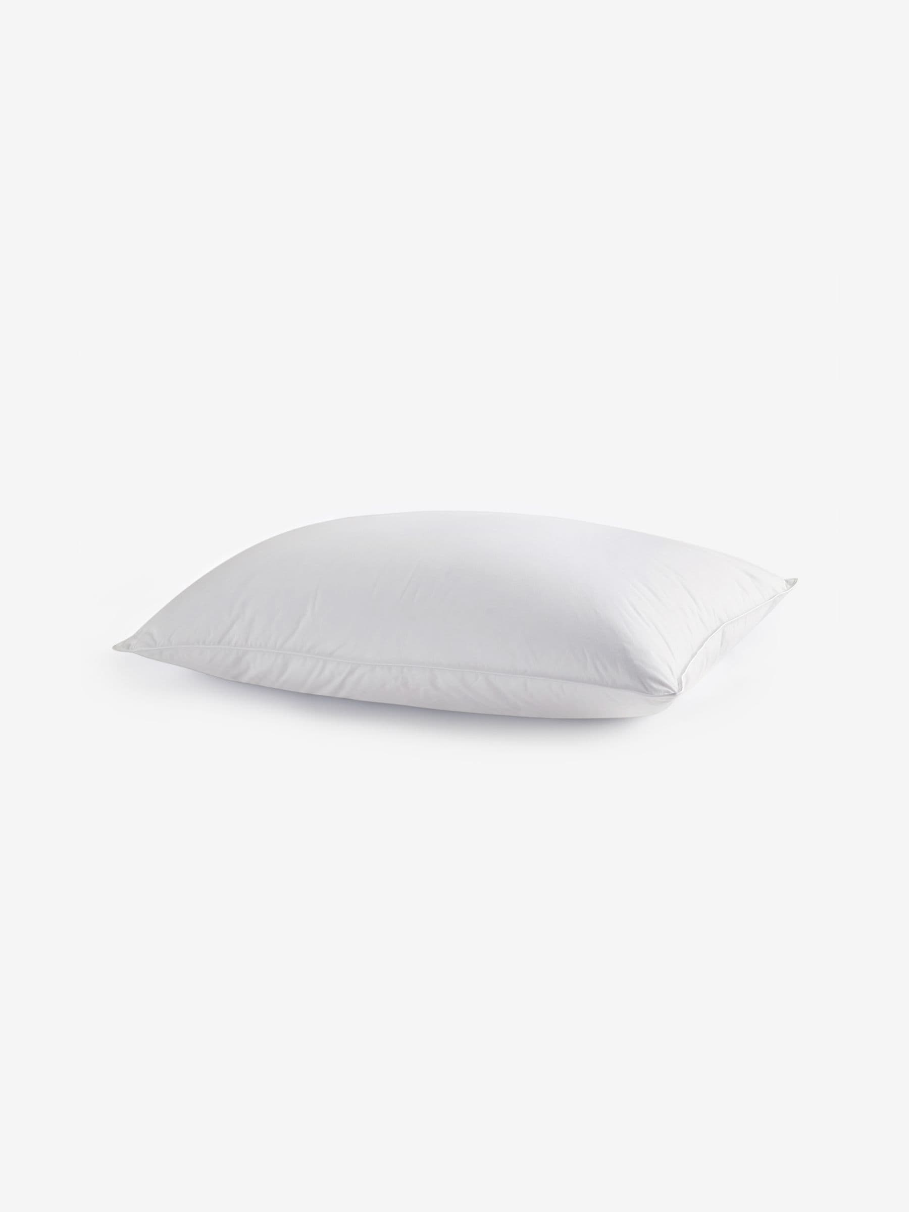 Duck down and feather support pillow with cotton cover - British product