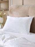 Duck down and feather support pillow with cotton cover - British product