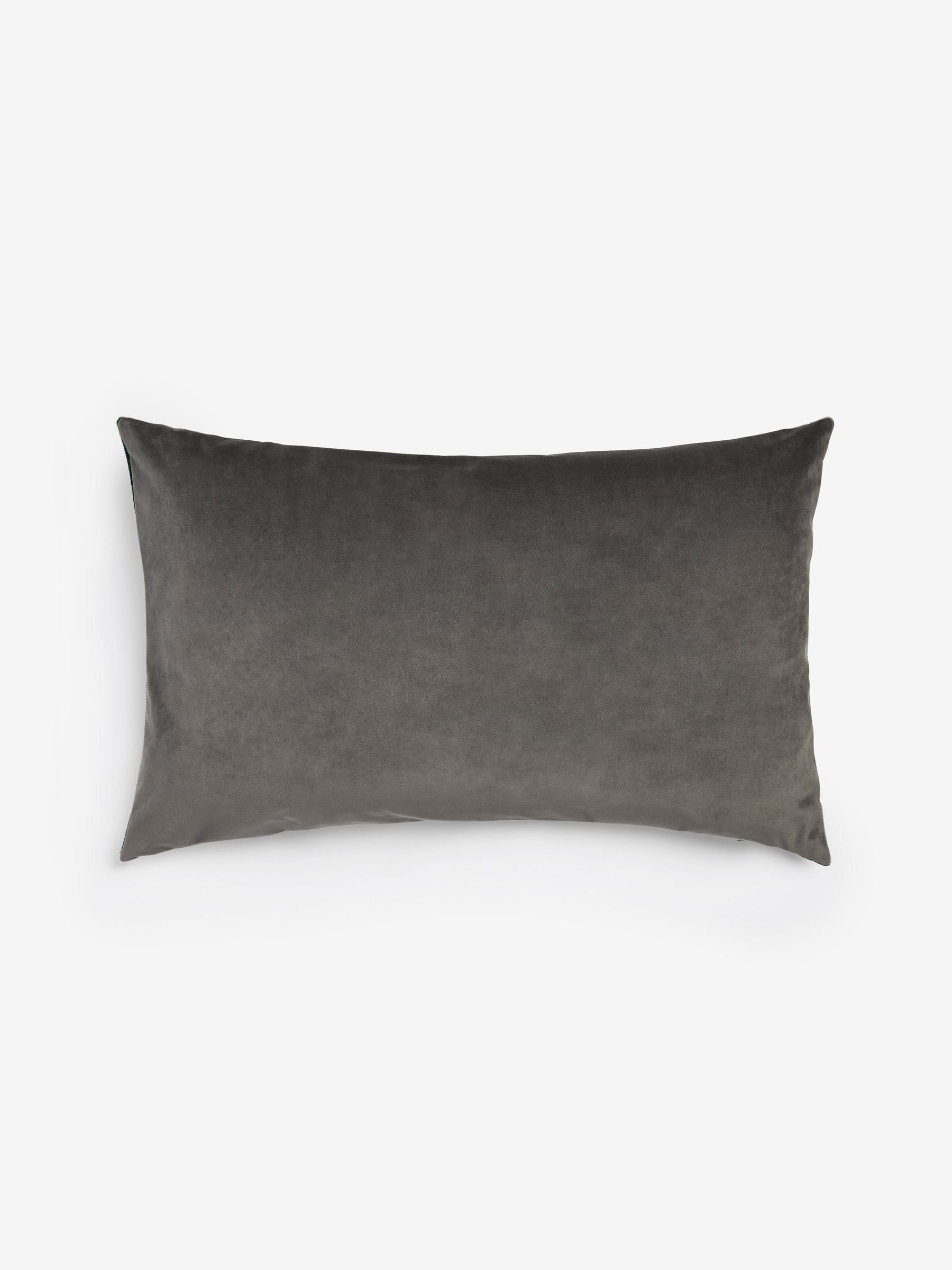 Navy blue retro cut velvet cushion 40x59cm, UK version