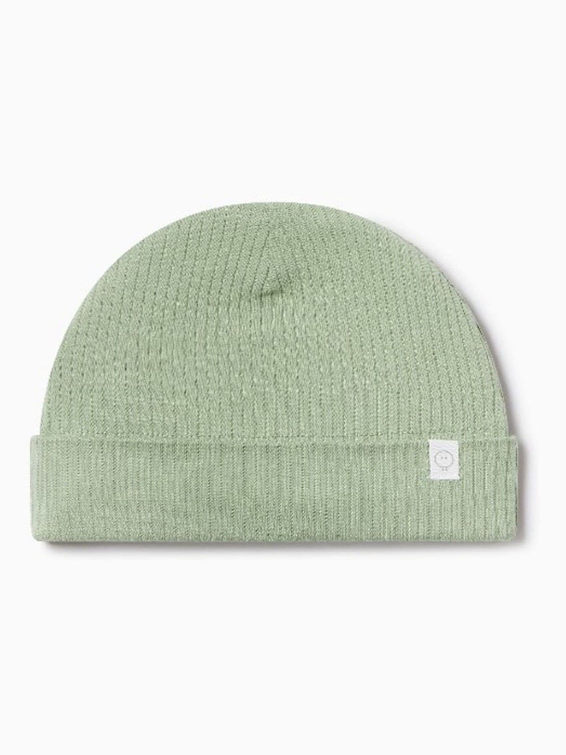 MORI Green Stretch Baby Hat