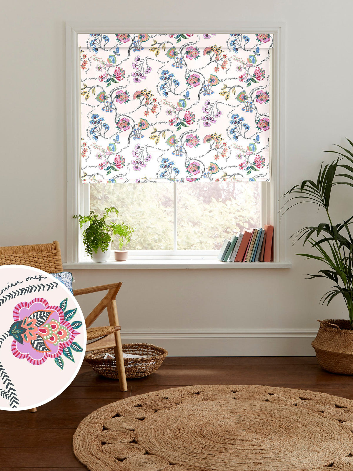 Cath Kidston Wild Ones roman blind 100% cotton, UK version