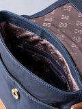 Lakeland Leather Navy Hartsop cross-body bag, imported from the UK