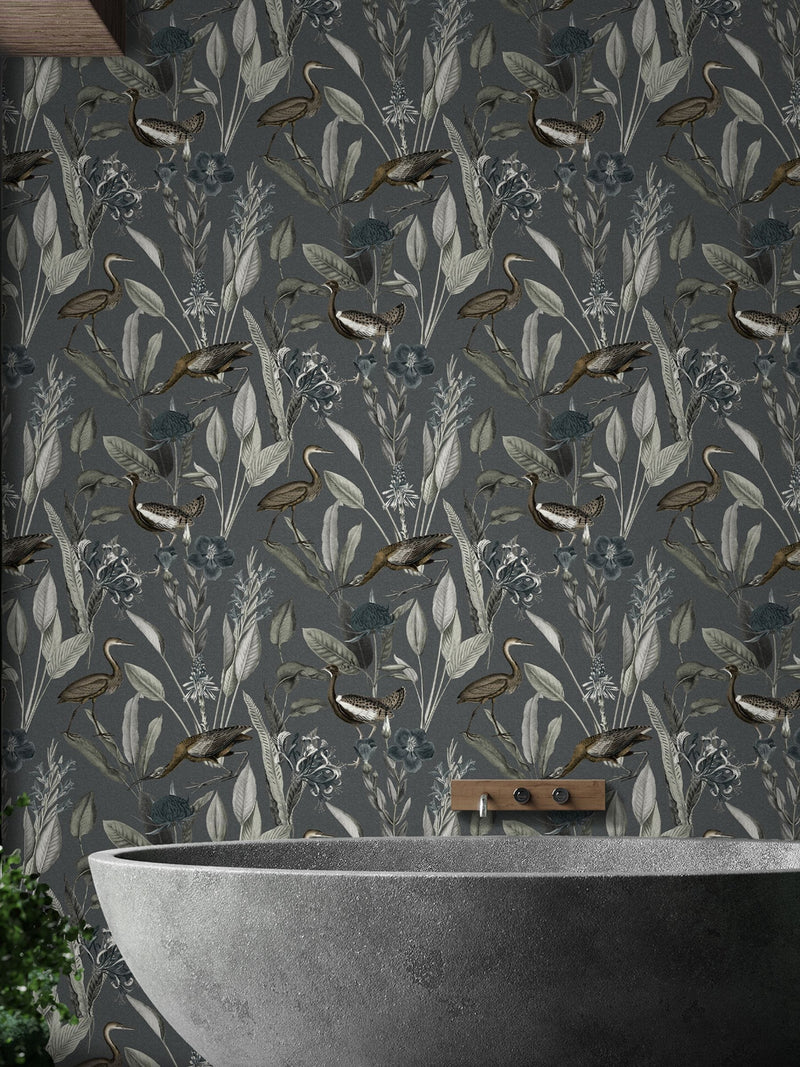 Graham & Brown Glasshouse blue wallpaper - British product