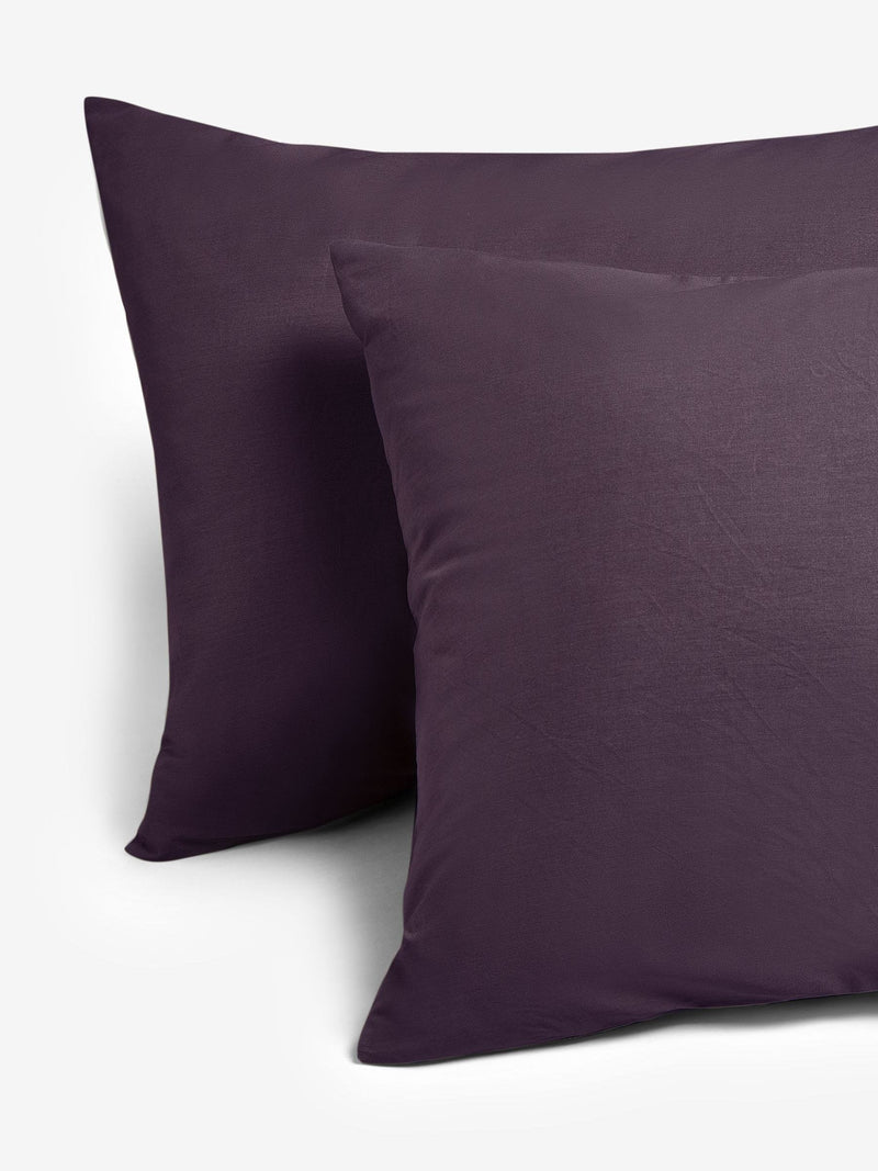 Purple blackberry duvet cover and pillowcase set, imported from the UK