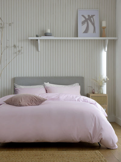 Next Purple Lilac Cotton Rich Duvet Cover and Pillowcase Set- Buy online at McGrocer