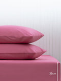 Pink Bright cotton rich deep fitted bed sheet, imported from the UK