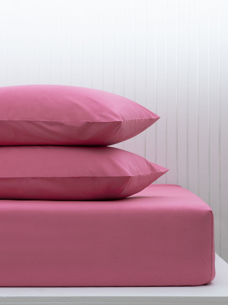 Purple Blackberry Cotton Rich Deep Fitted Bed Sheet
