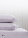 Purple lilac fitted bed sheet, imported from the UK