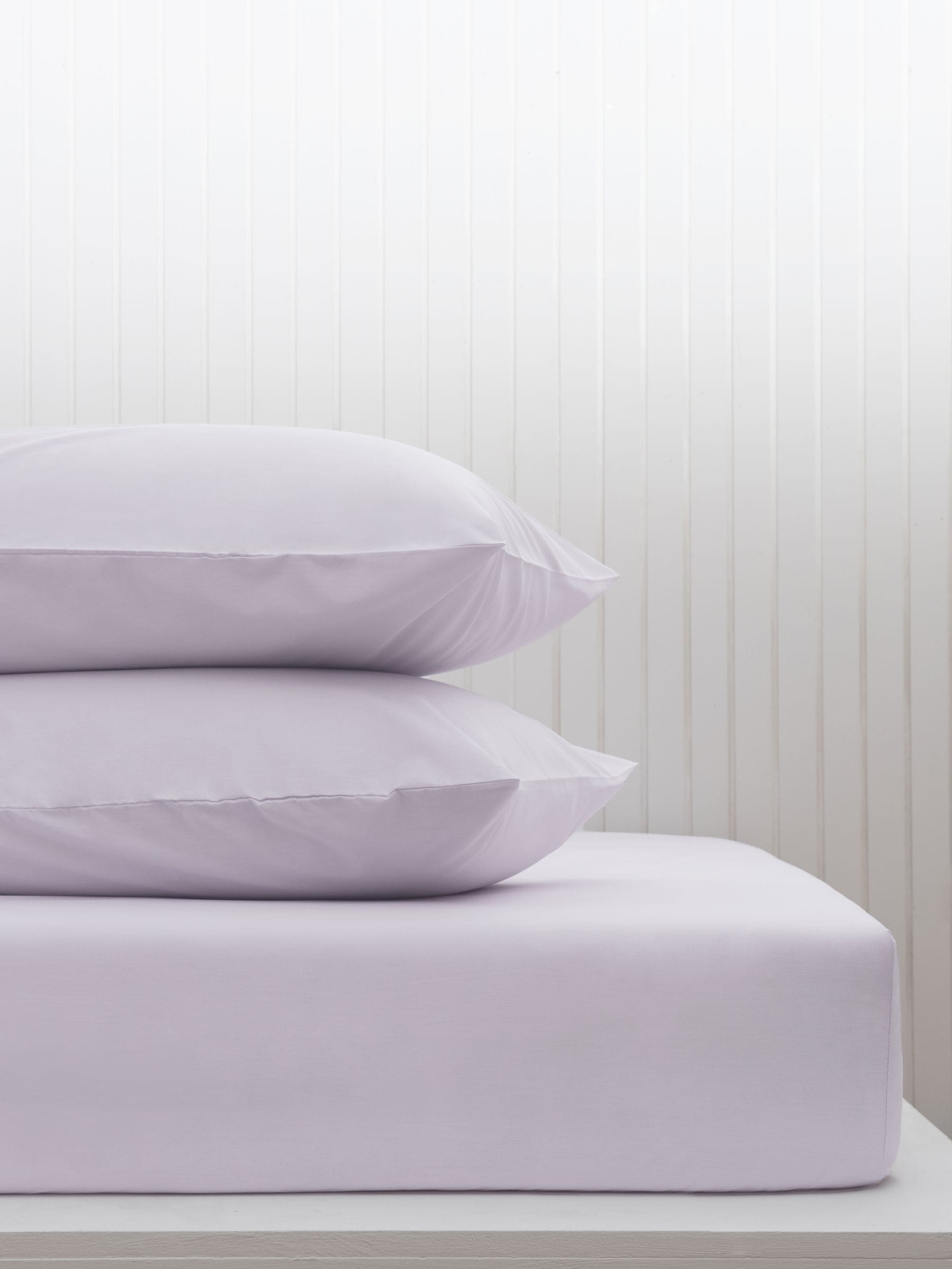 Purple Lilac Cotton Rich Fitted Bed Sheet