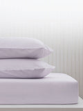 Purple Lilac Cotton Rich Fitted Bed Sheet