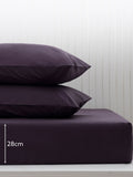Purple blackberry fitted bed sheet, imported from the UK