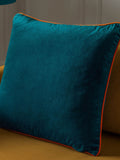 Furn Teal Tiger Meridian Velvet 55 x 55cm Cushion