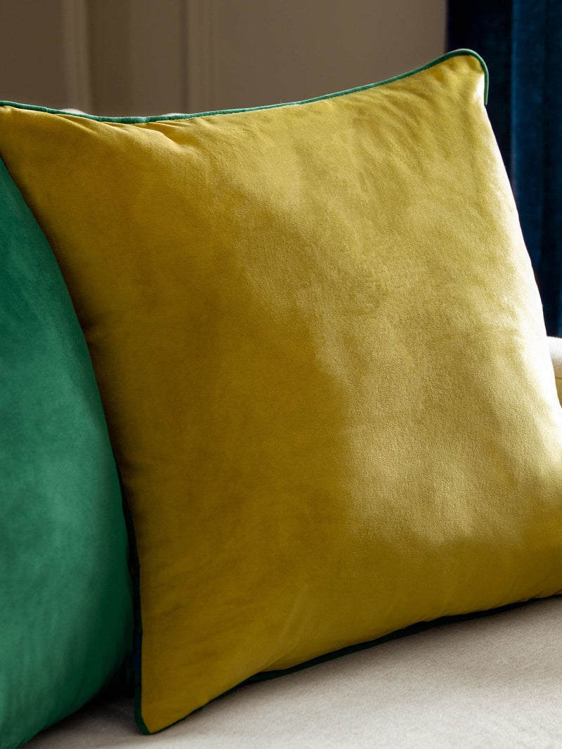 Furn Moss Emerald Meridian Velvet 55 x 55cm Cushion