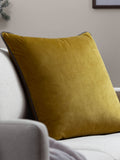Furn Moss Charcoal Meridian Velvet 55 x 55cm Cushion