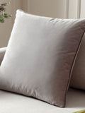 Furn Dove Charcoal Meridian Velvet 55 x 55cm Cushion