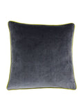 Furn Charcoal Moss Meridian Velvet 55 x 55cm Cushion