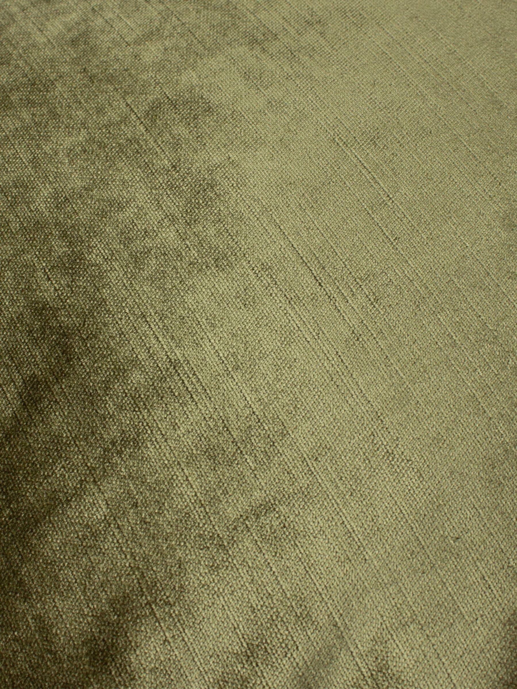 Paoletti olive green luxe velvet cushion (British brand)