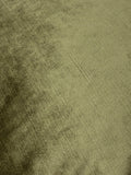 Paoletti olive green luxe velvet cushion (British brand)