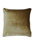 Paoletti Olive Green Luxe Velvet Cushion