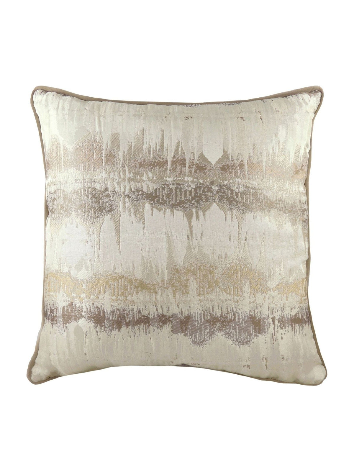 Evans Lichfield Inca Jacquard Mocha Brown cushion 43x43cm, UK version