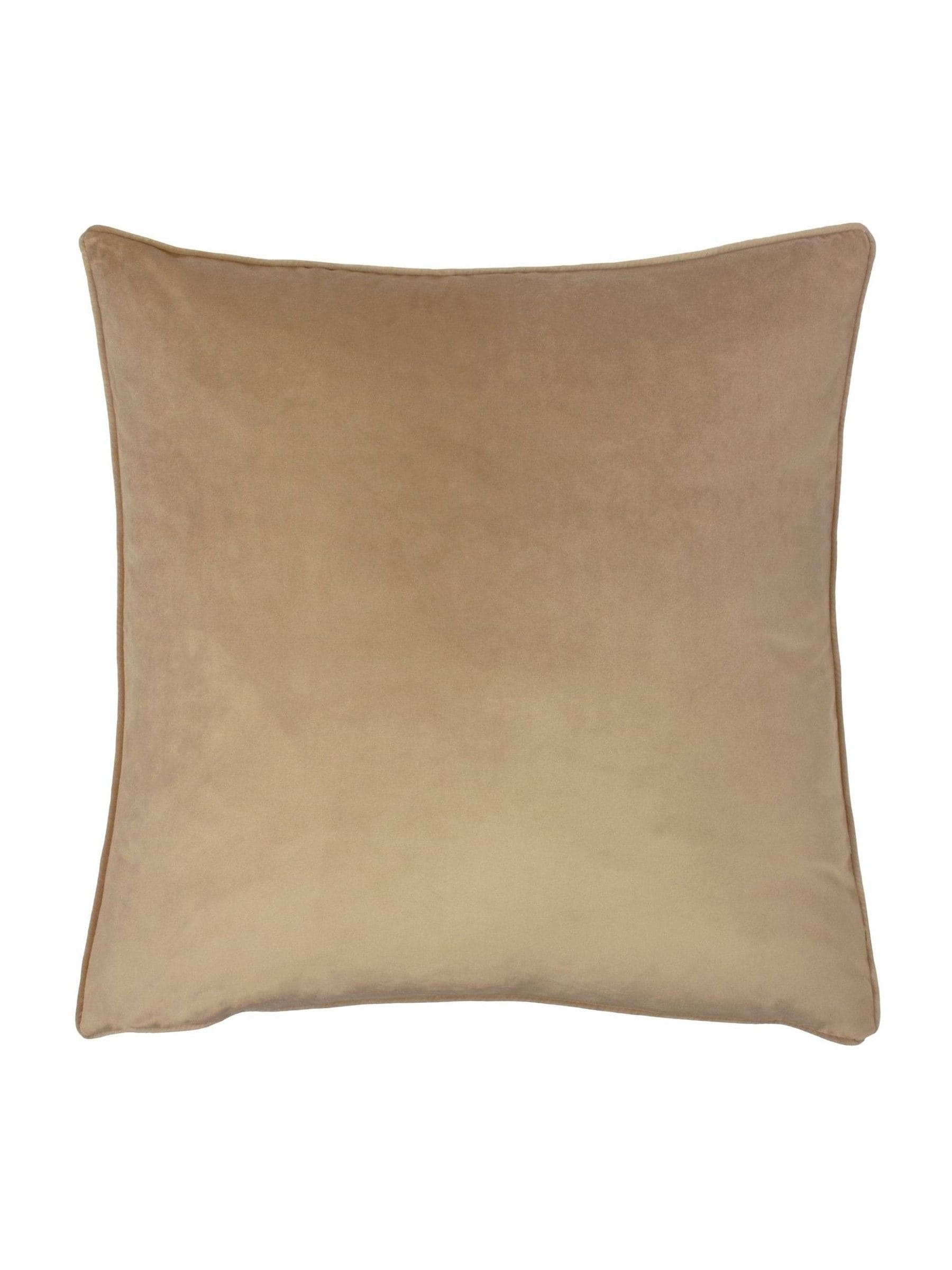Evans Lichfield Inca Jacquard Mocha Brown cushion 43x43cm, UK version