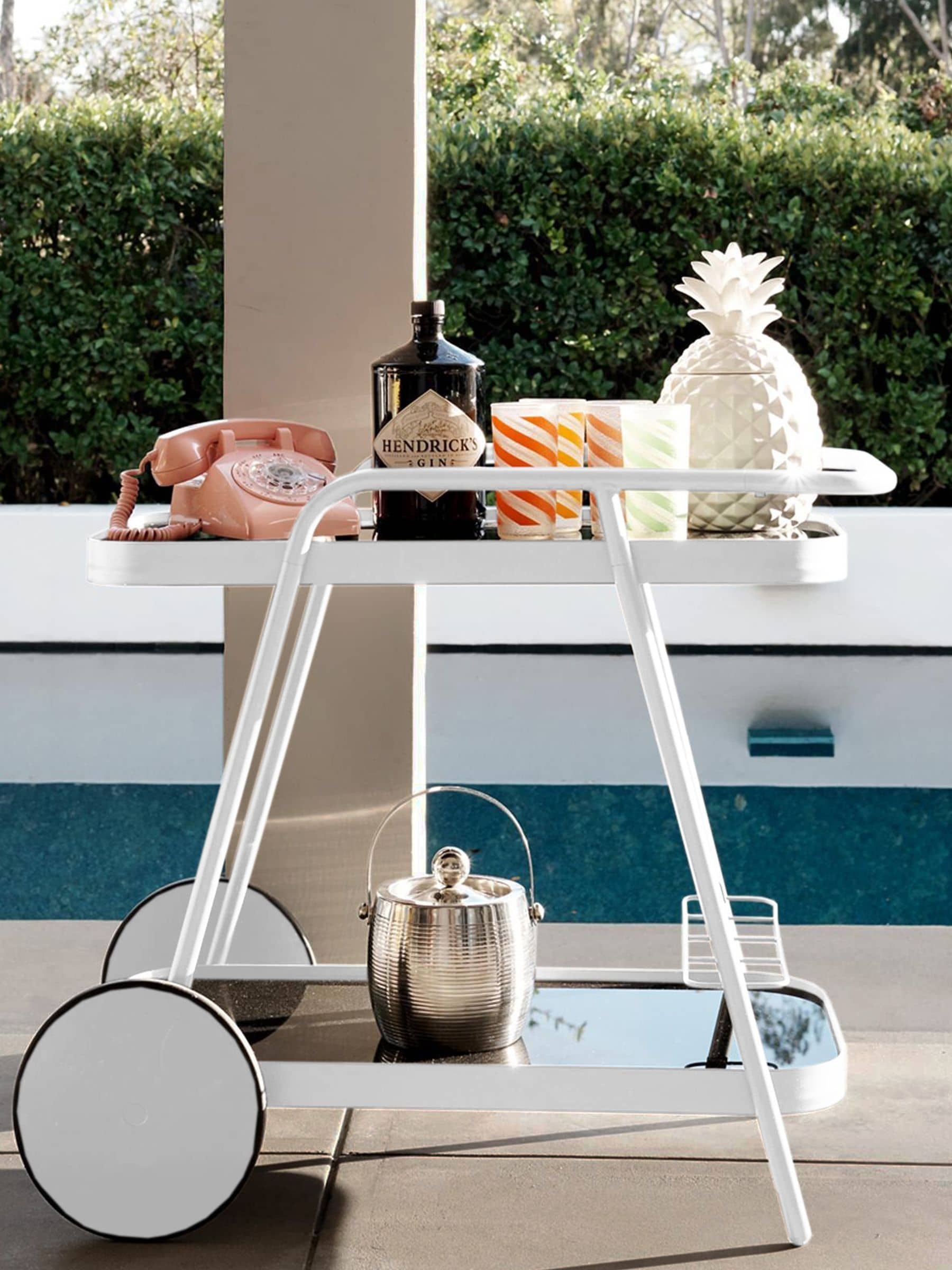 Novogratz Barbie outdoor garden bar cart - British product