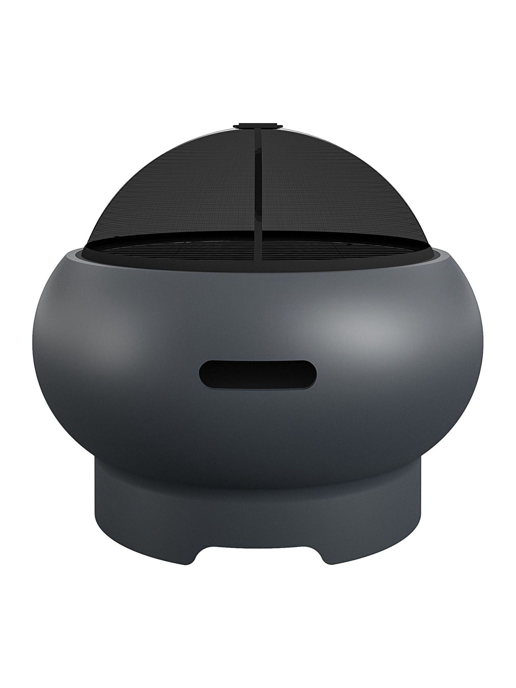 Novogratz Asher red garden fire pit, imported from the UK