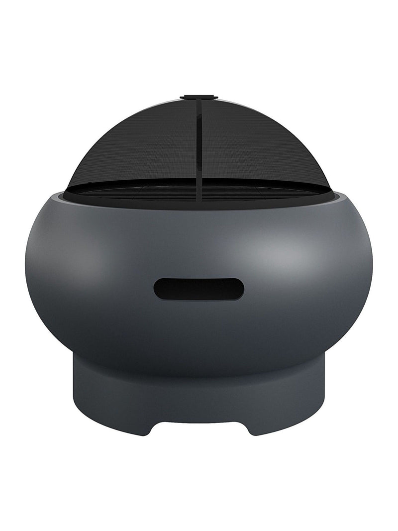 Novogratz Asher red garden fire pit, imported from the UK