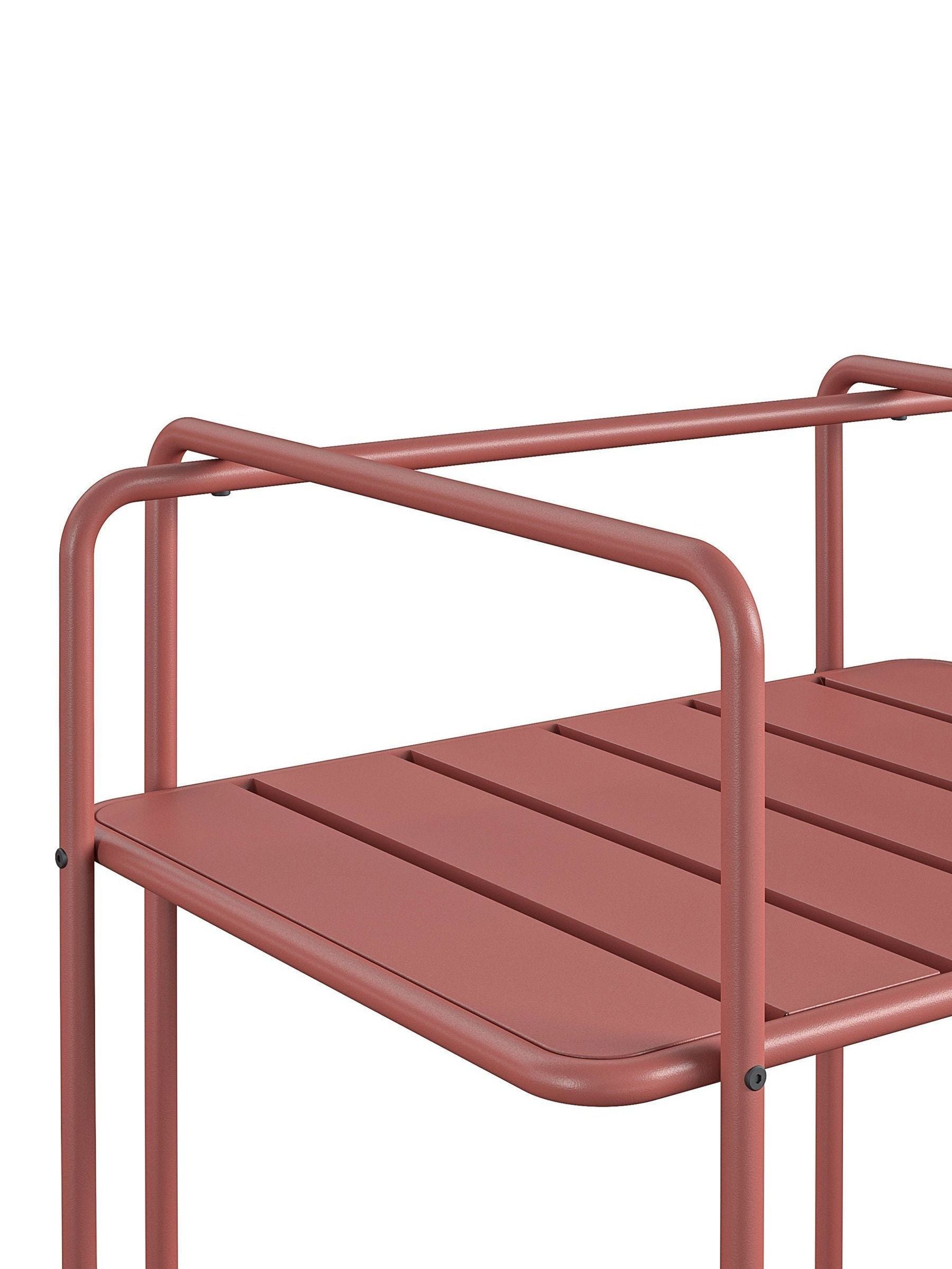 Novogratz red Penelope bar cart - British product