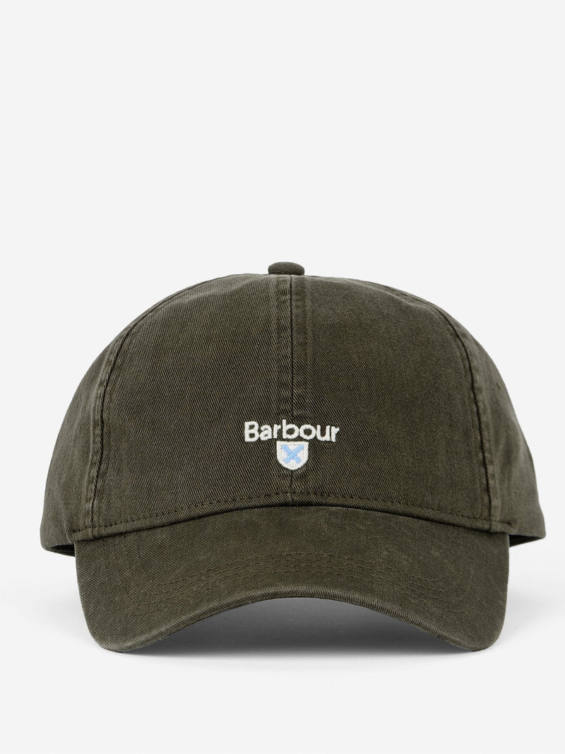 Barbour Cascade cap olive green, imported from the UK