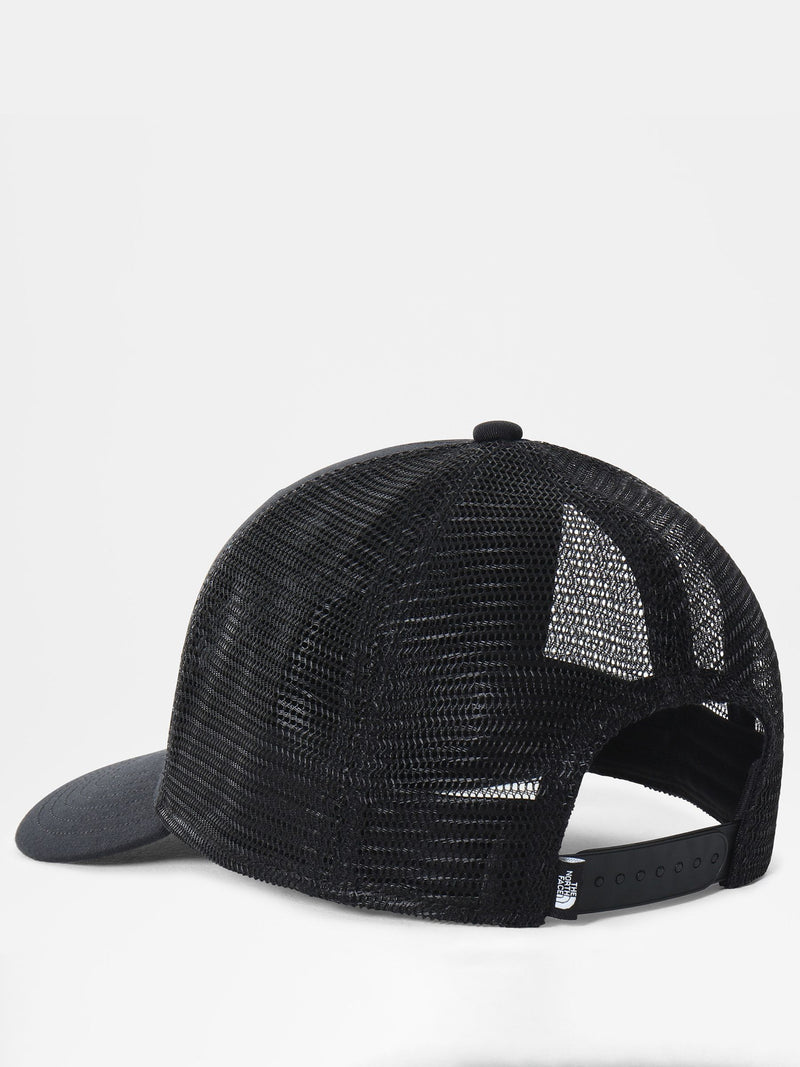 The North Face Black Mudder trucker hat (British brand)