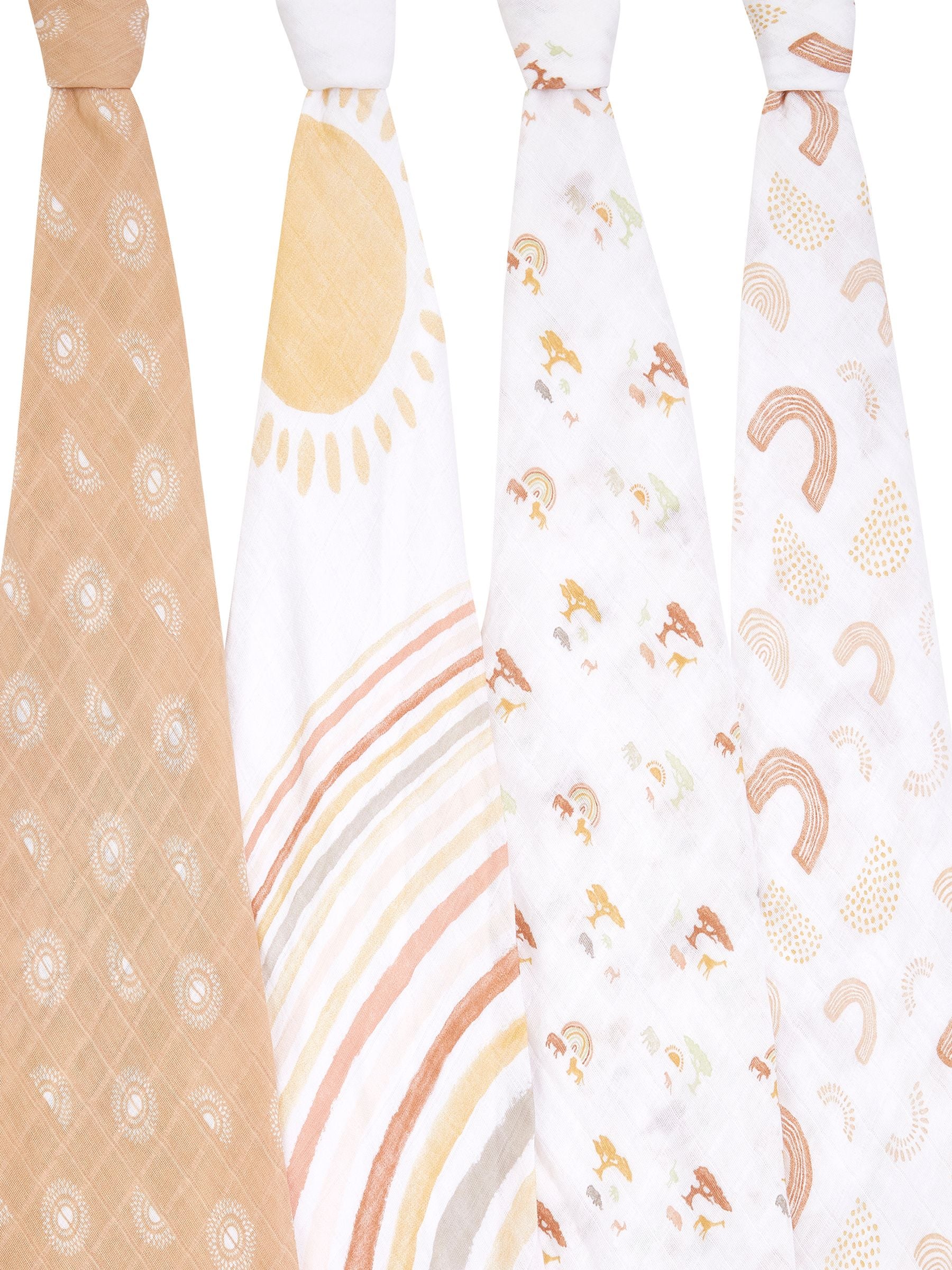 aden + anais Keep Rising Large Muslin Blankets 4 Pack