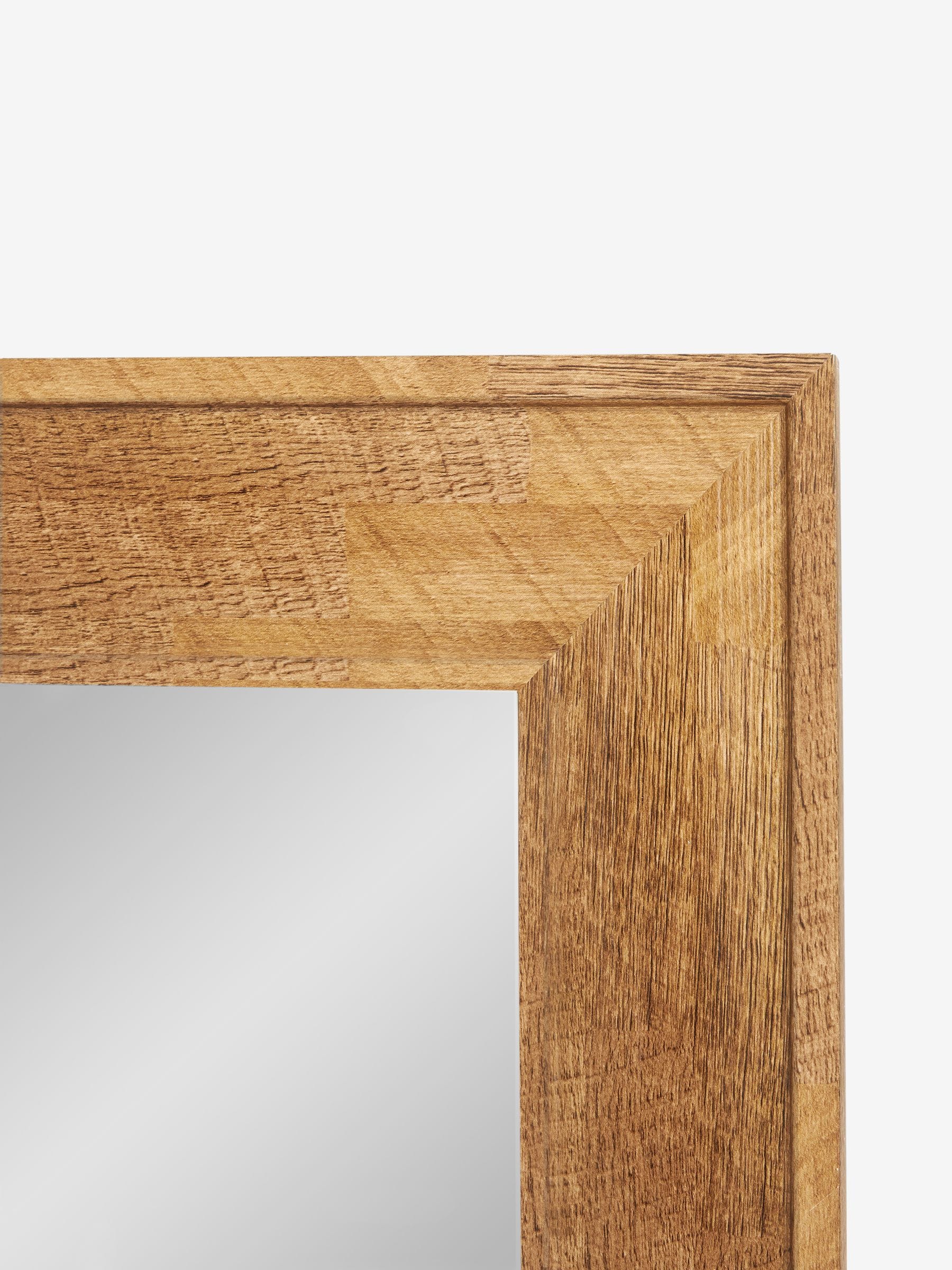 Full length mirror oak effect 180cm (British brand)