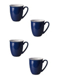 Denby 4 Piece Dark Blue Elements Coffee Mugs