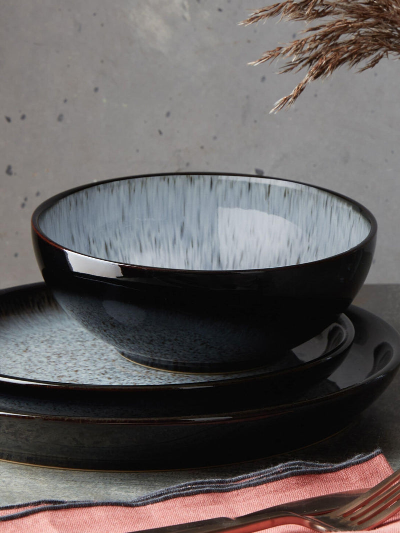 Denby Grey Halo cereal bowls set of 4 - British product