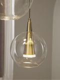 Brass Elara 3 light cluster ceiling light, UK version