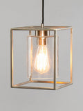 BHS Hardy 1 light cage pendant ceiling light matt black British brand