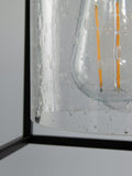 BHS Hardy 1 light cage pendant ceiling light matt black British brand