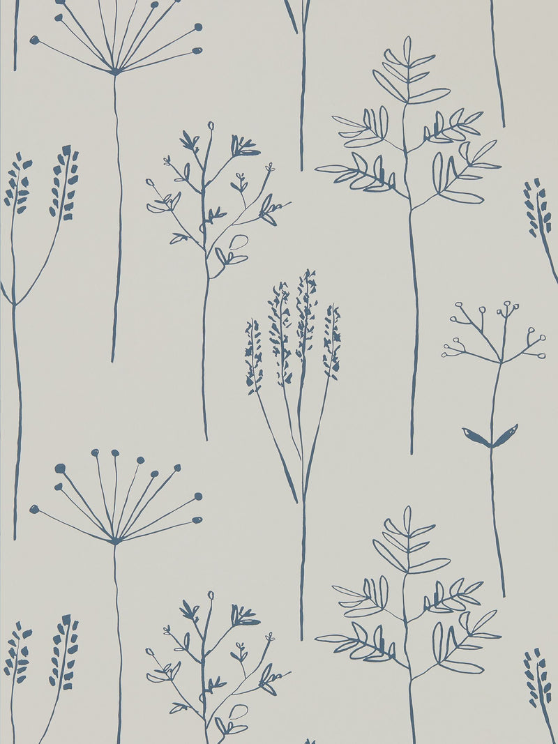 Scion Denim Stipa wallpaper (British brand)