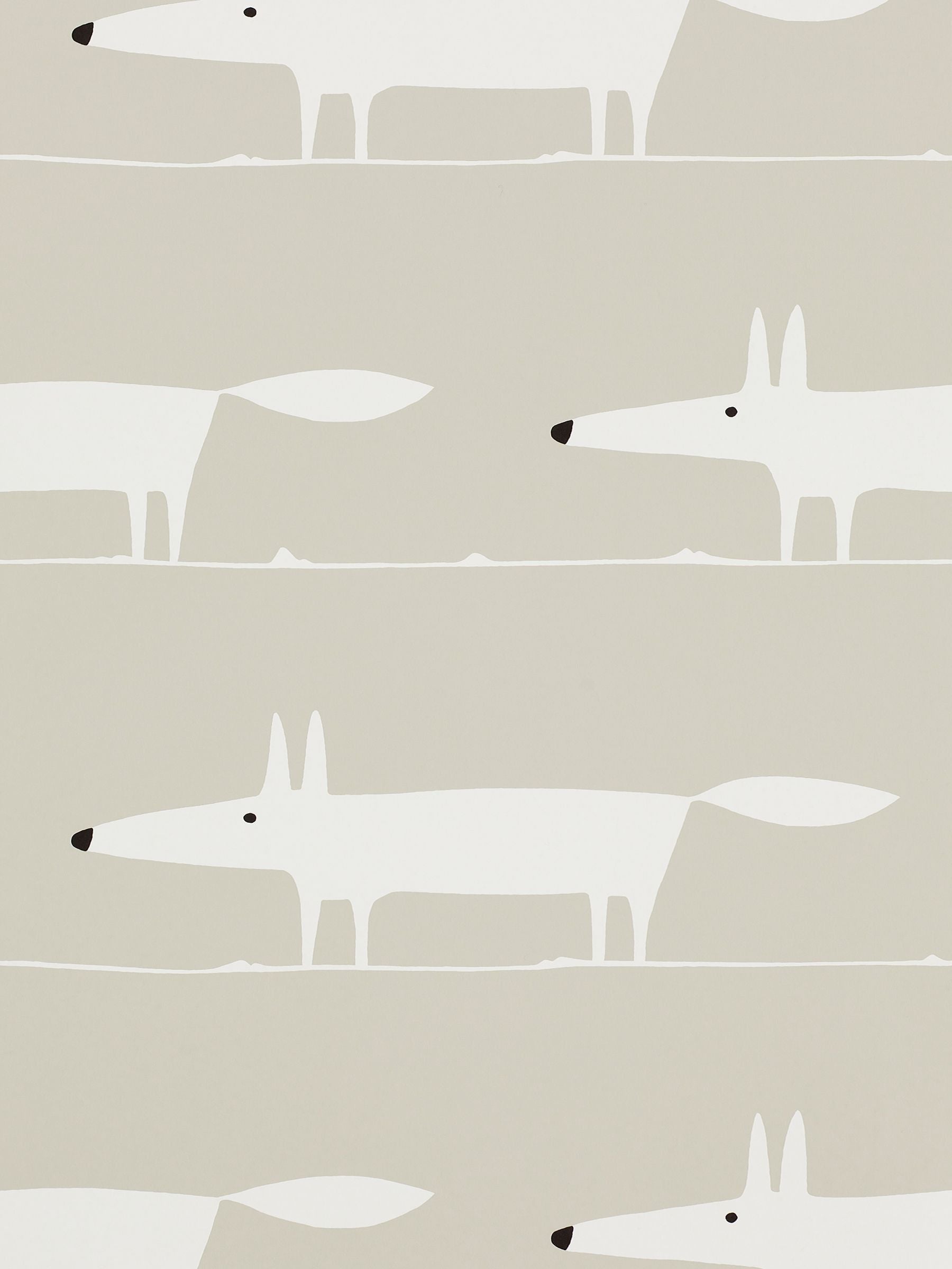 Scion Mr Fox wallpaper sample (British brand)