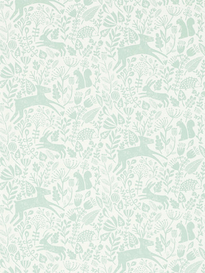 Next Scion Green Kelda Wallpaper Sample- Buy online at McGrocer
