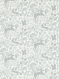 Scion Kelda wallpaper sample in pewter grey, UK version