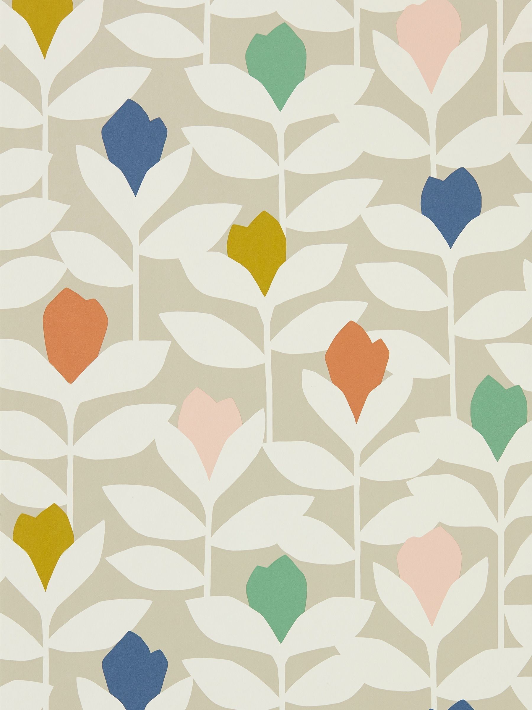 Scion Pink Padukka wallpaper sample, UK version