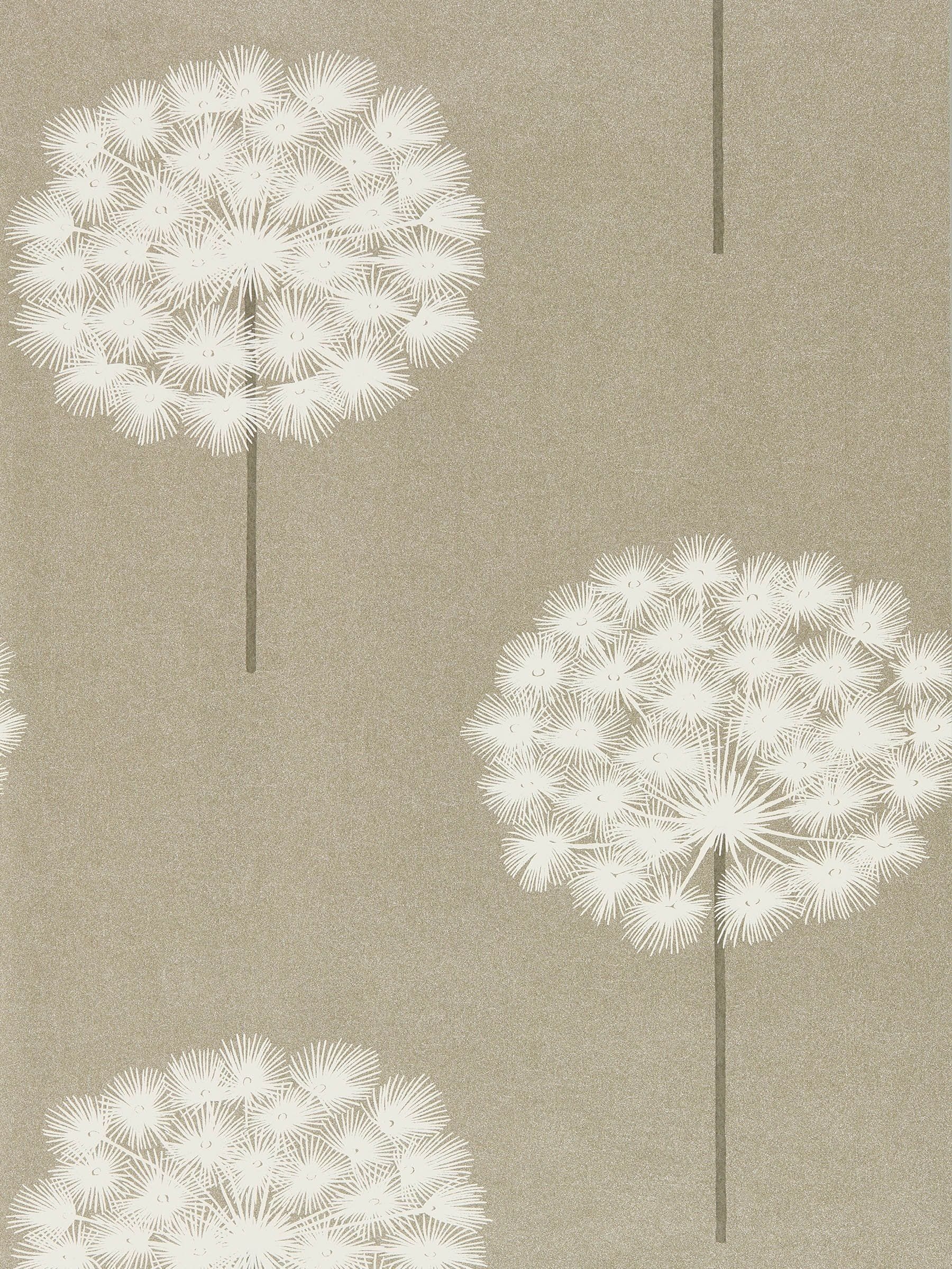Harlequin Amity wallpaper metallic dandelions, UK version