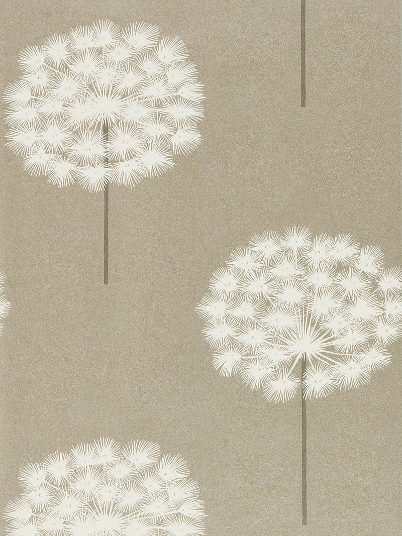 Harlequin Amity wallpaper metallic dandelions, UK version